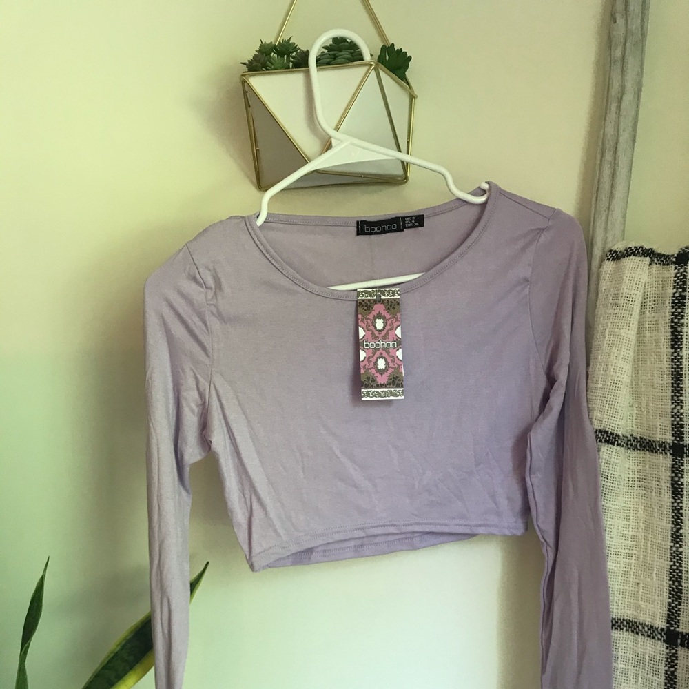 NWT cropped lounge top
